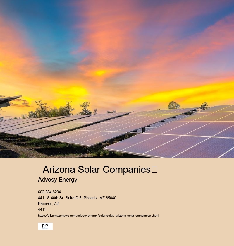   Arizona Solar Companies	 