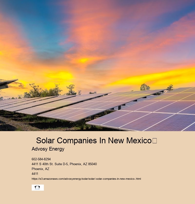   Solar Companies In New Mexico	 