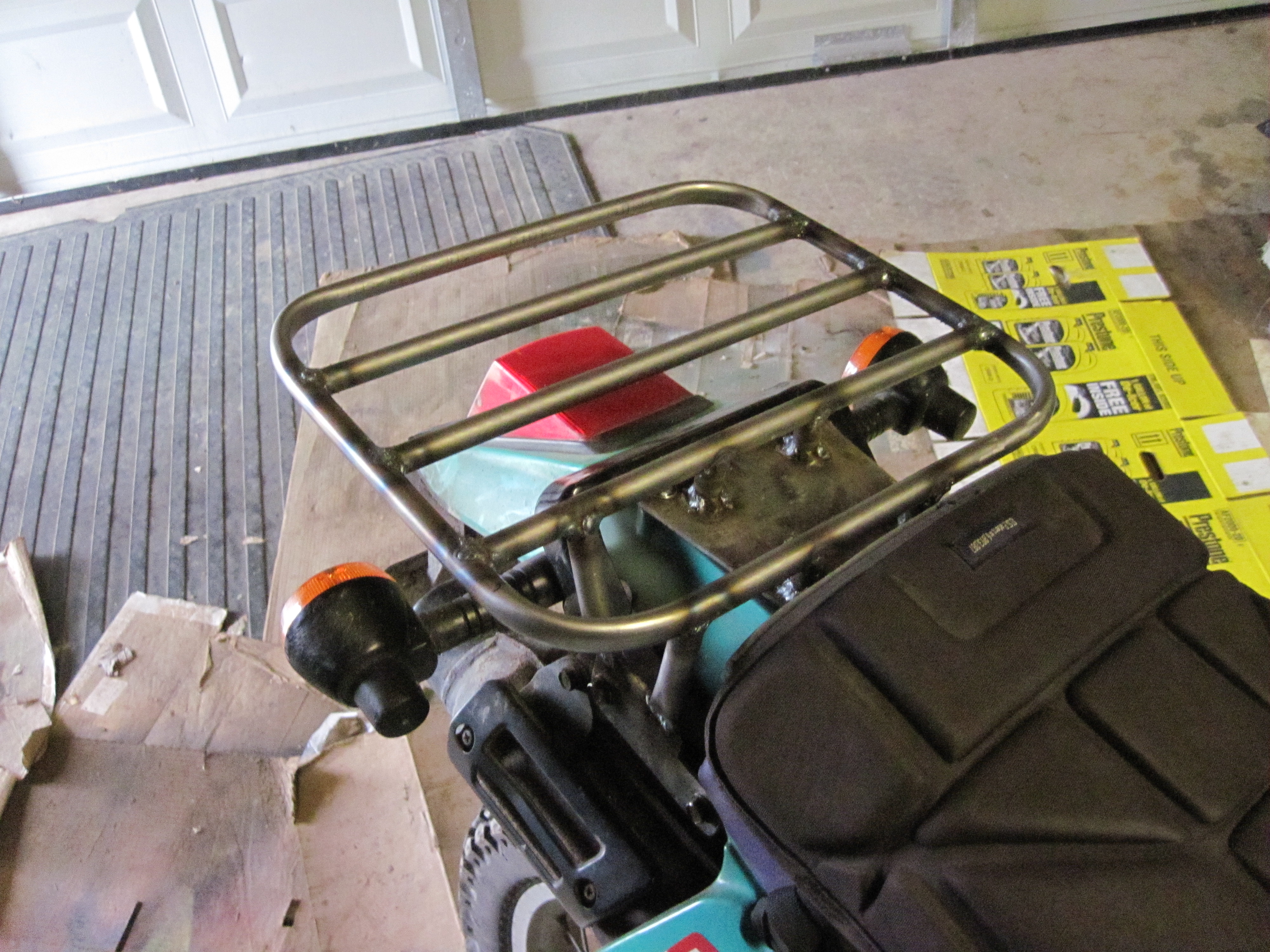 KLR250 cargo rack.....racks build Adventure Rider