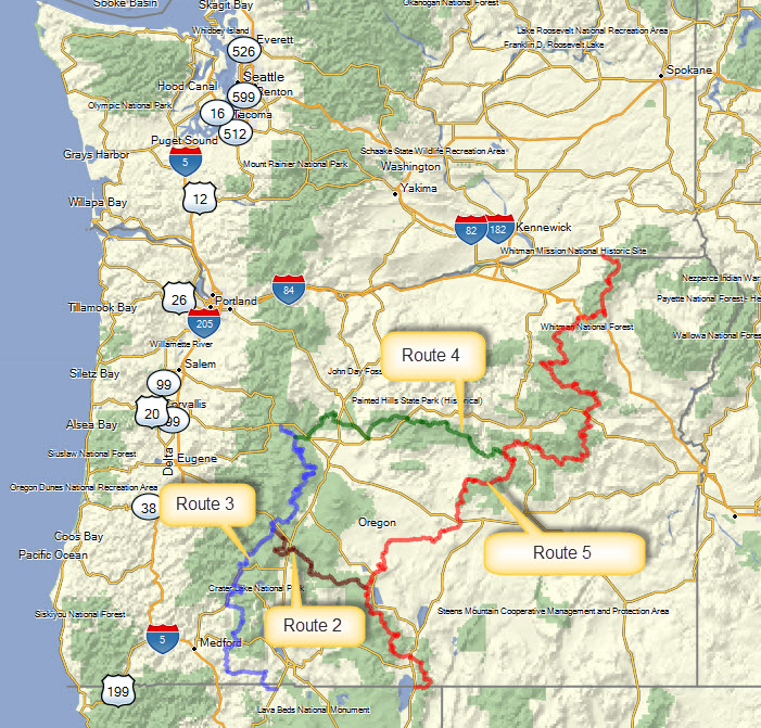 2014 Oregon BDR Adventure Ride Walla Walla WA to Bend OR Adventure Rider