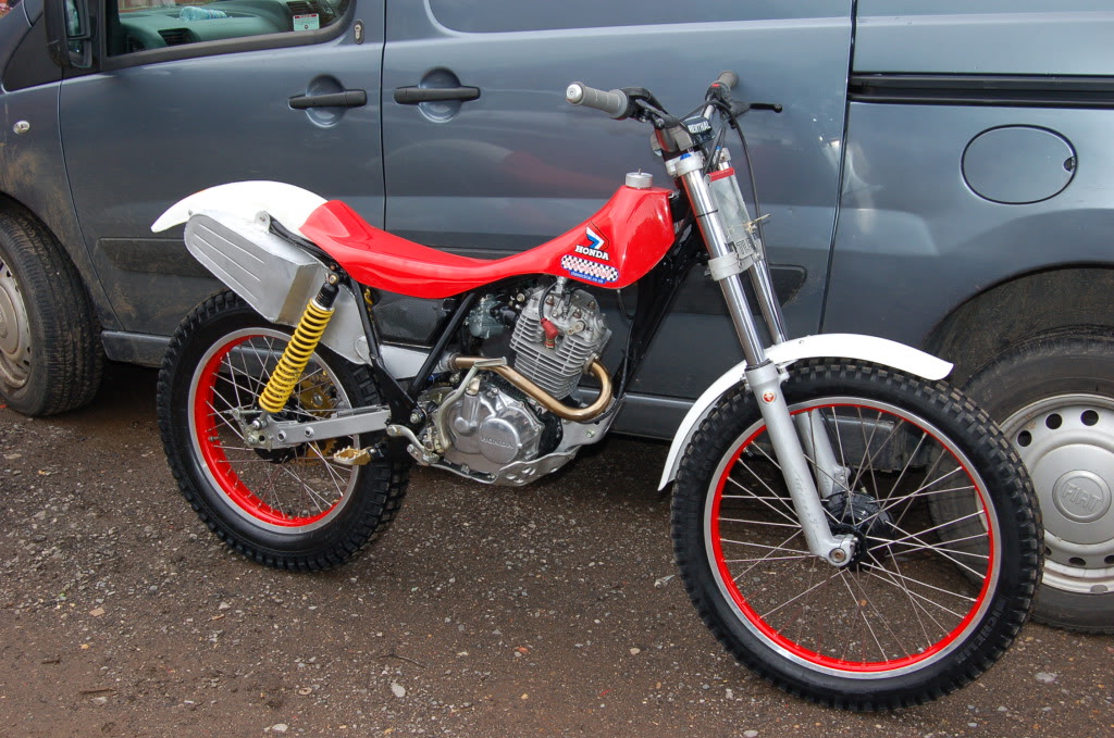 vintage trail motorcycle