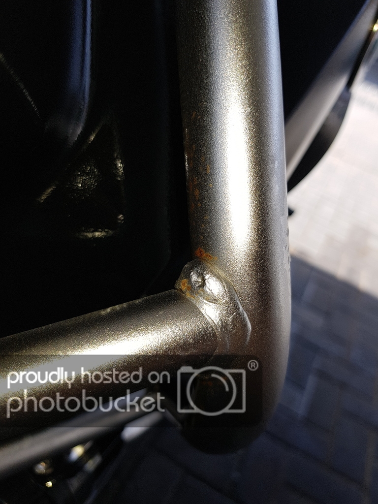 Rust & warranty (oem crash bars) Adventure Rider