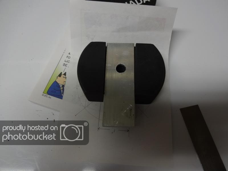 Pannier mounting pucks using hockey pucks Adventure Rider