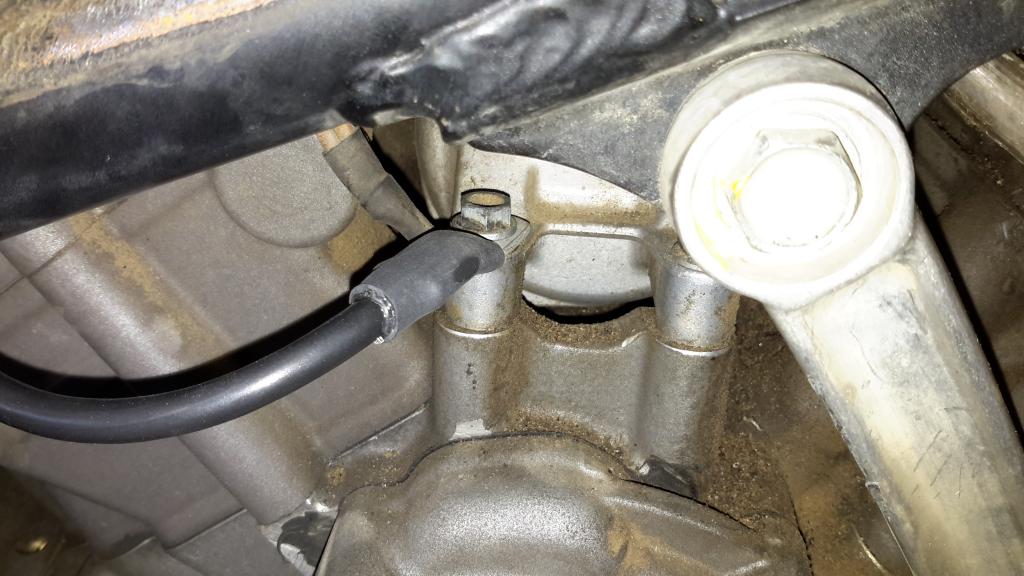 Mikuni vacuum fuel pump install and battery relocate Adventure Rider