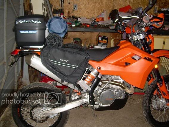 09 KTM 530 EXC-R as an adventure bike 