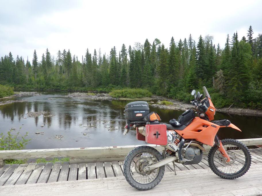 09 KTM 530 EXC-R as an adventure bike 