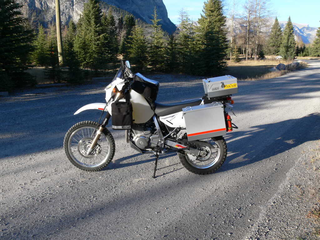 dr650 highway touring