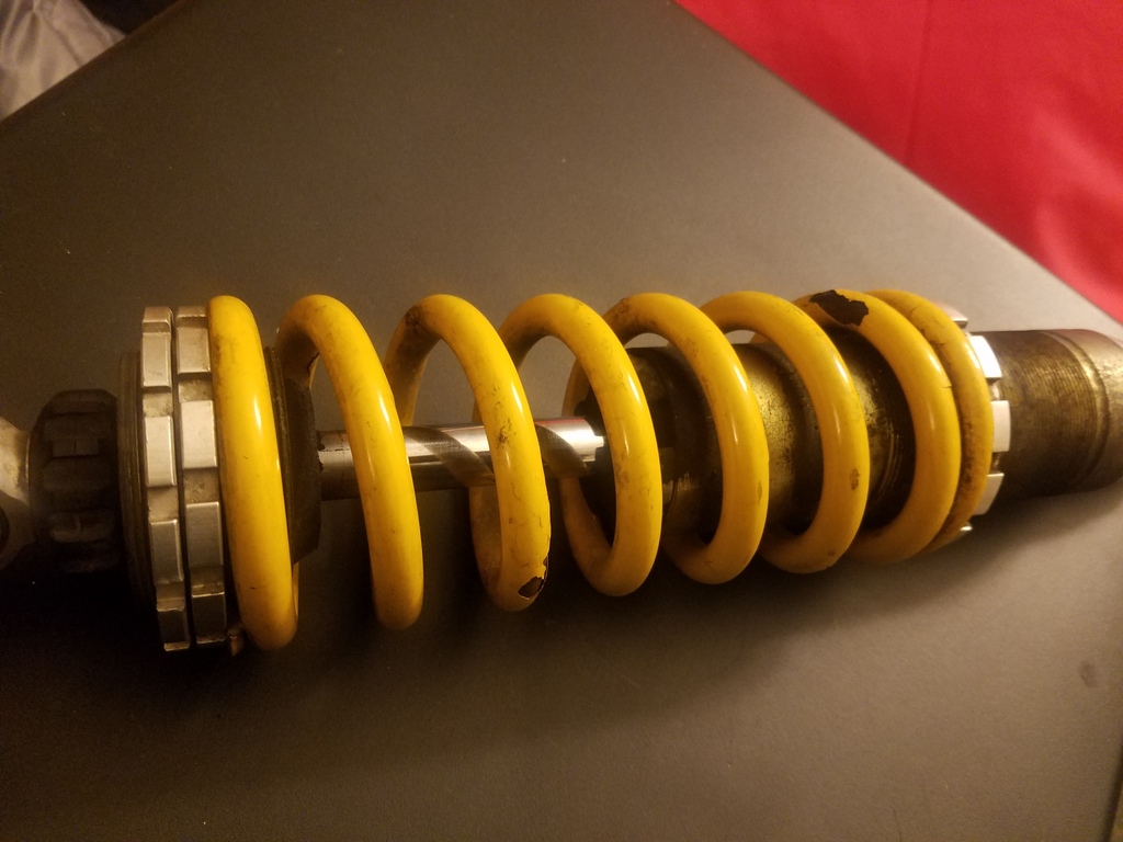 R1100GS Ohlins shock disassembly Adventure Rider