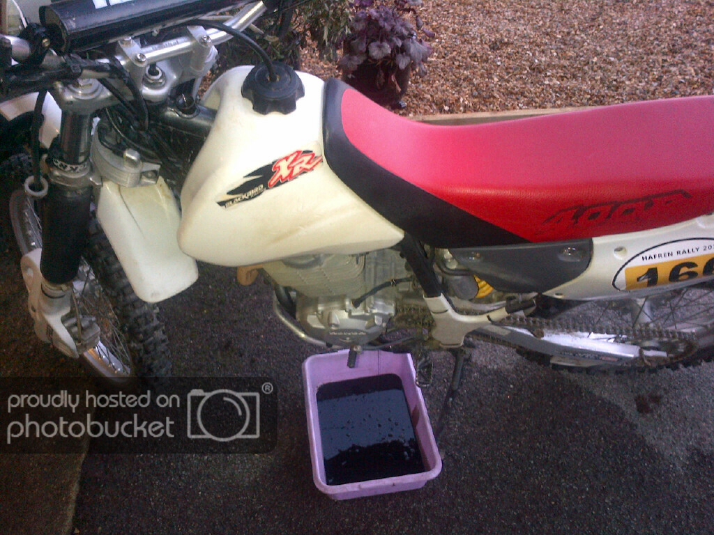 XR400 a but low engine oil level... Adventure Rider