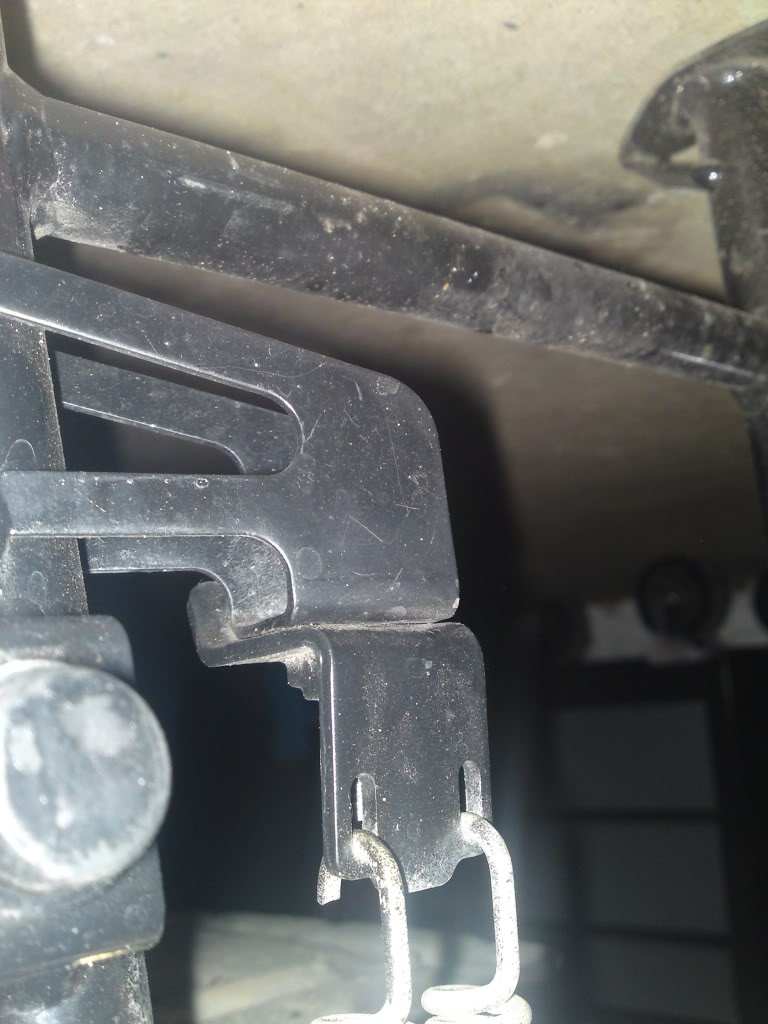 Trick to install centerstand springs? Adventure Rider