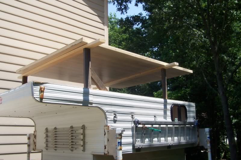 Building a Truck Cabover camper from a lumber rack Adventure Rider