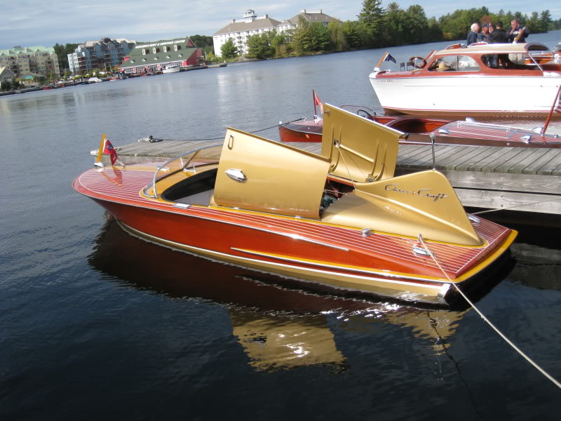 Chris Craft wood ski boat Adventure Rider