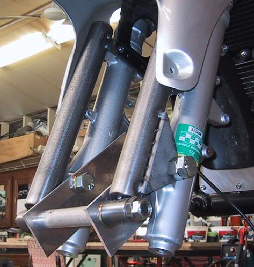 Thinking about making my own leading link forks Adventure Rider