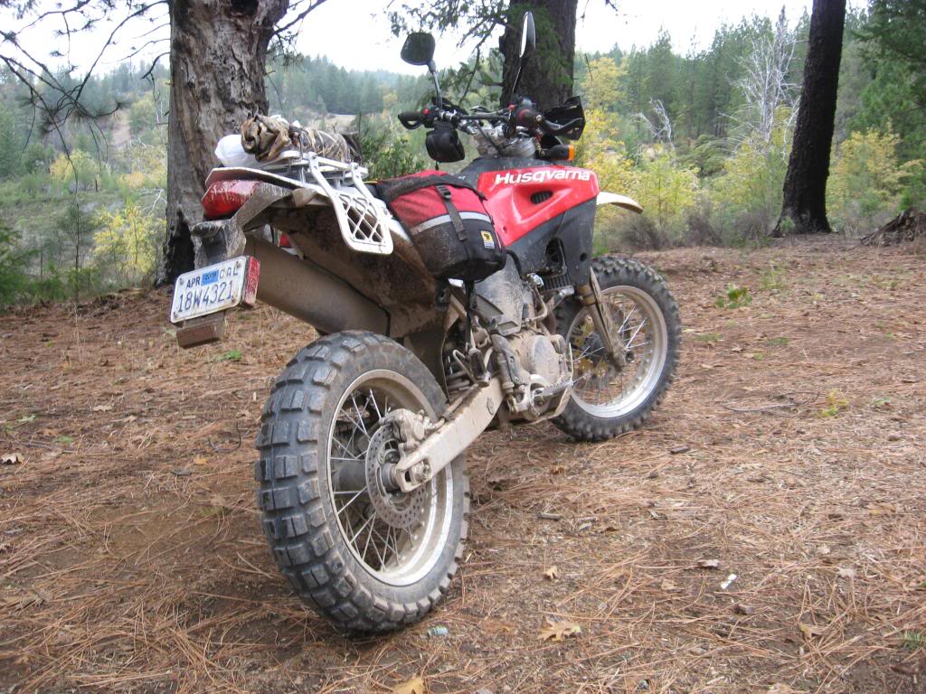 Dirt tires for 17" DRZ400SM wheels Adventure Rider