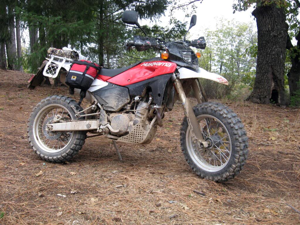 Dirt tires for 17" DRZ400SM wheels Adventure Rider