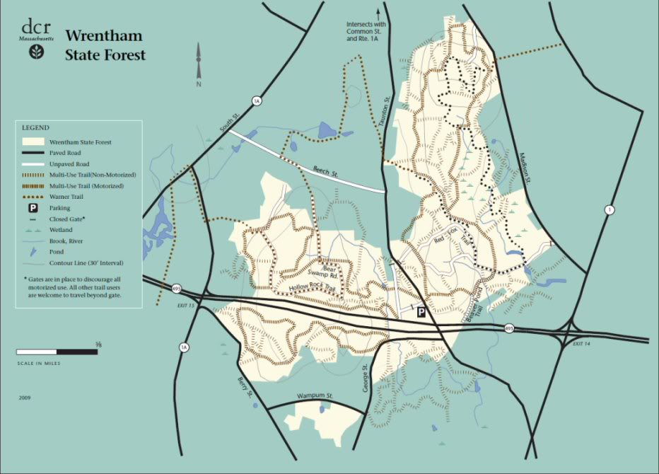 Wrentham State Forest People's Republic of Massachusetts Adventure Rider