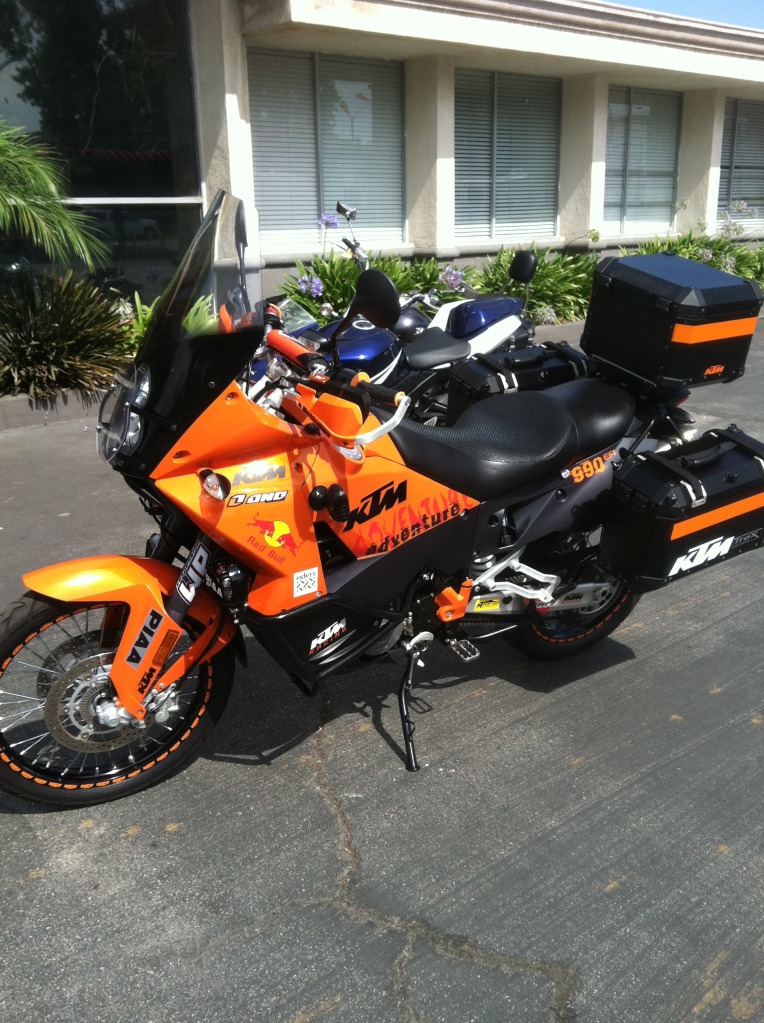 2008 KTM 990 Adventure - 1st ride 