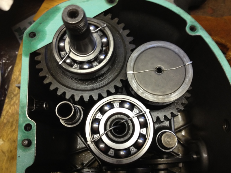 Measuring gearbox endplay Adventure Rider