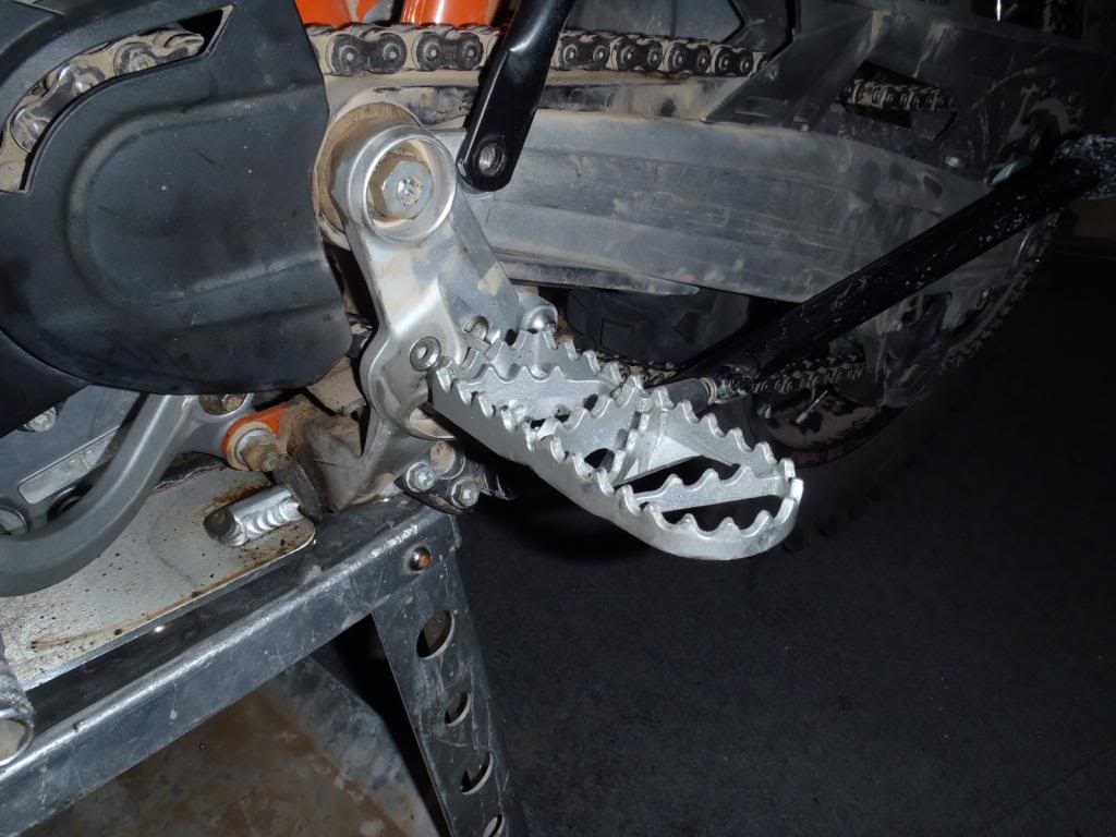 Weld on foot peg extensions? Adventure Rider