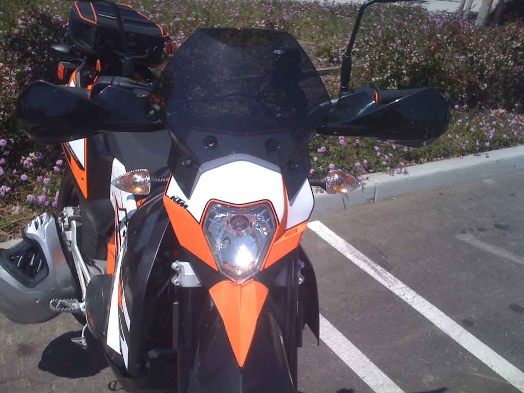 ktm 690 enduro windshield