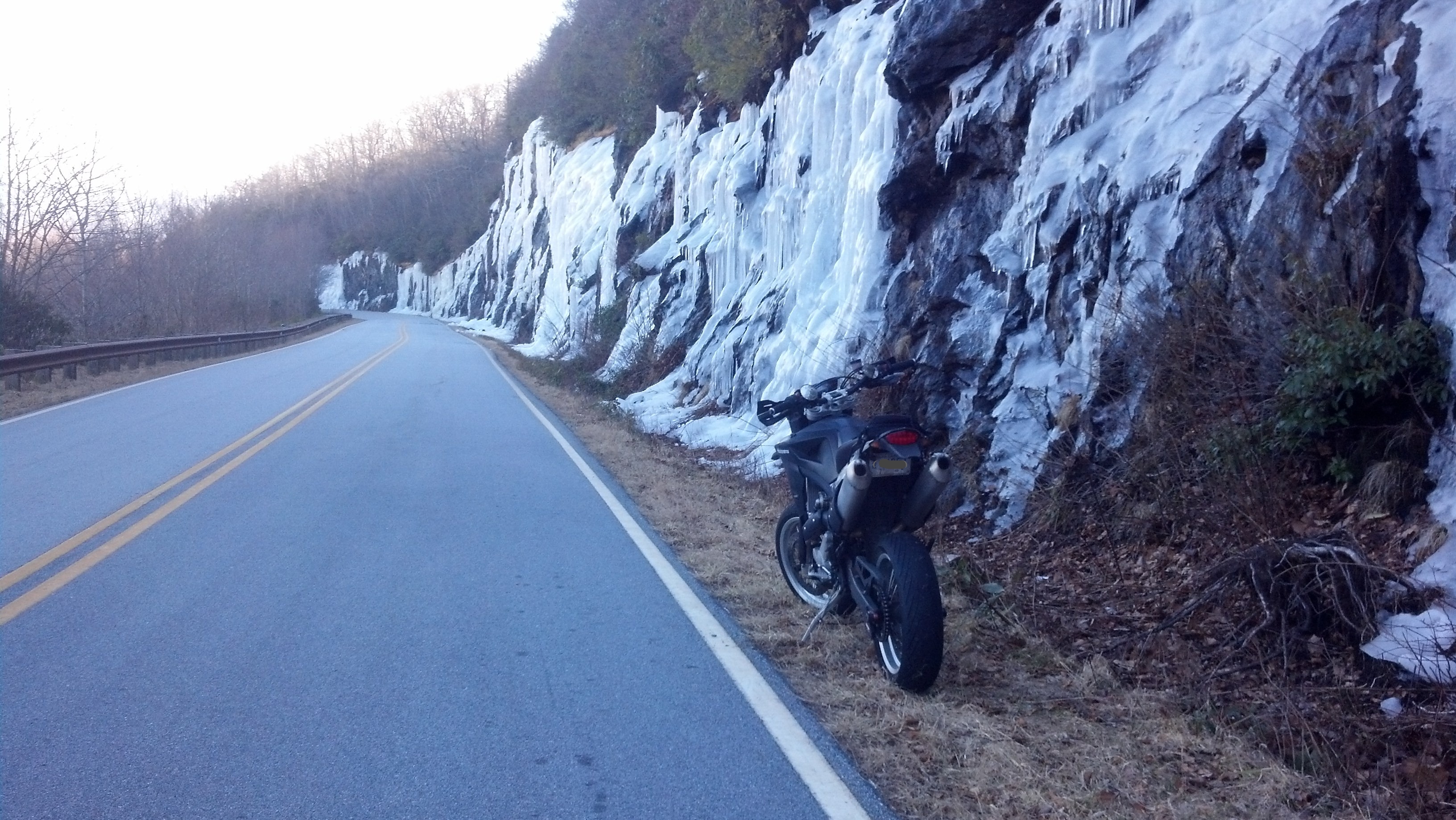 Western NC mountain road conditions Mar 1218 Adventure Rider