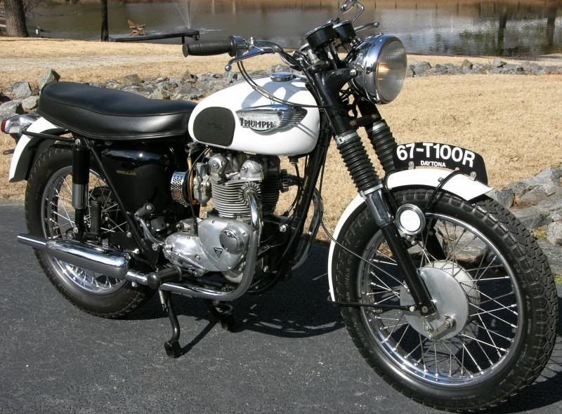 1967 triumph t100r