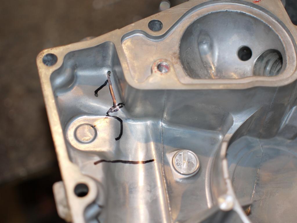 Oil pan repair Adventure Rider