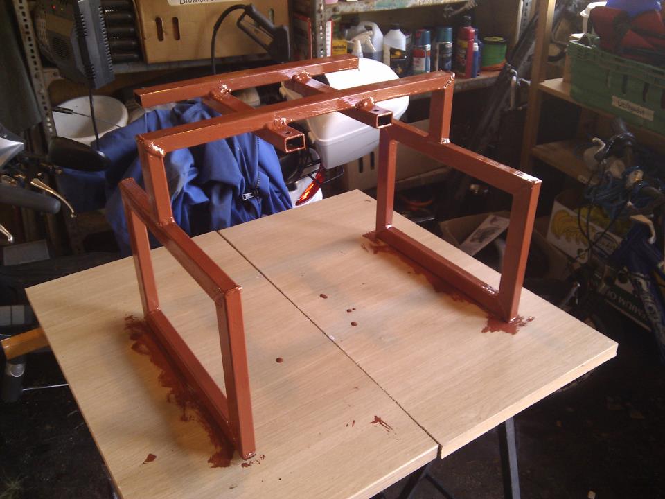 My homemade aluminum panniers Adventure Rider