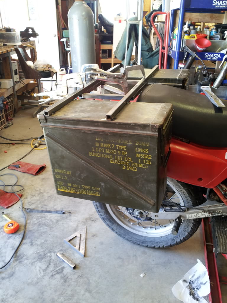 Ammo Can Panniers... now for the XL600R! Adventure Rider