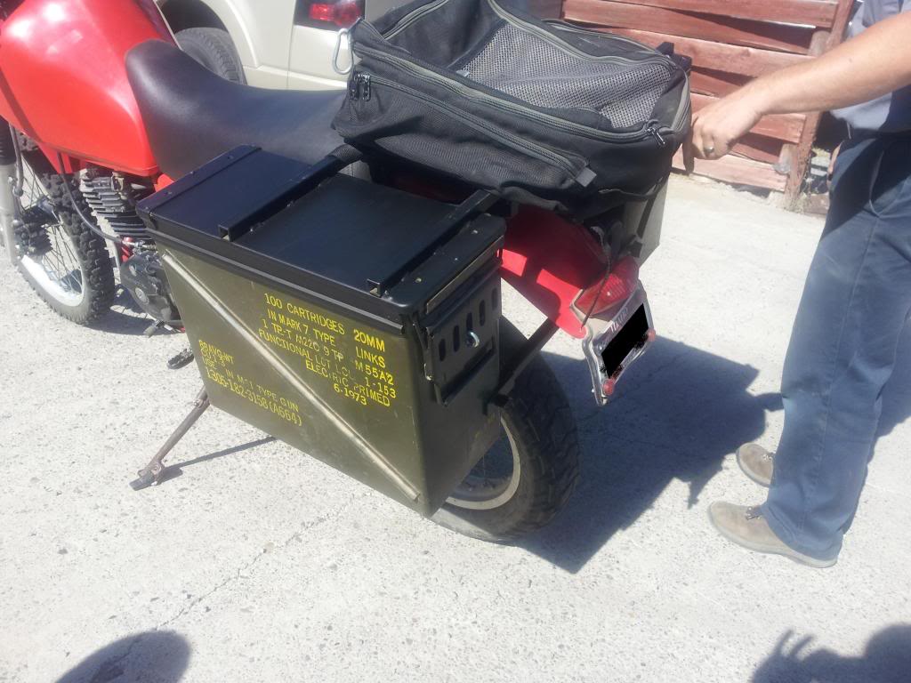 Ammo Can Panniers... now for the XL600R! Adventure Rider
