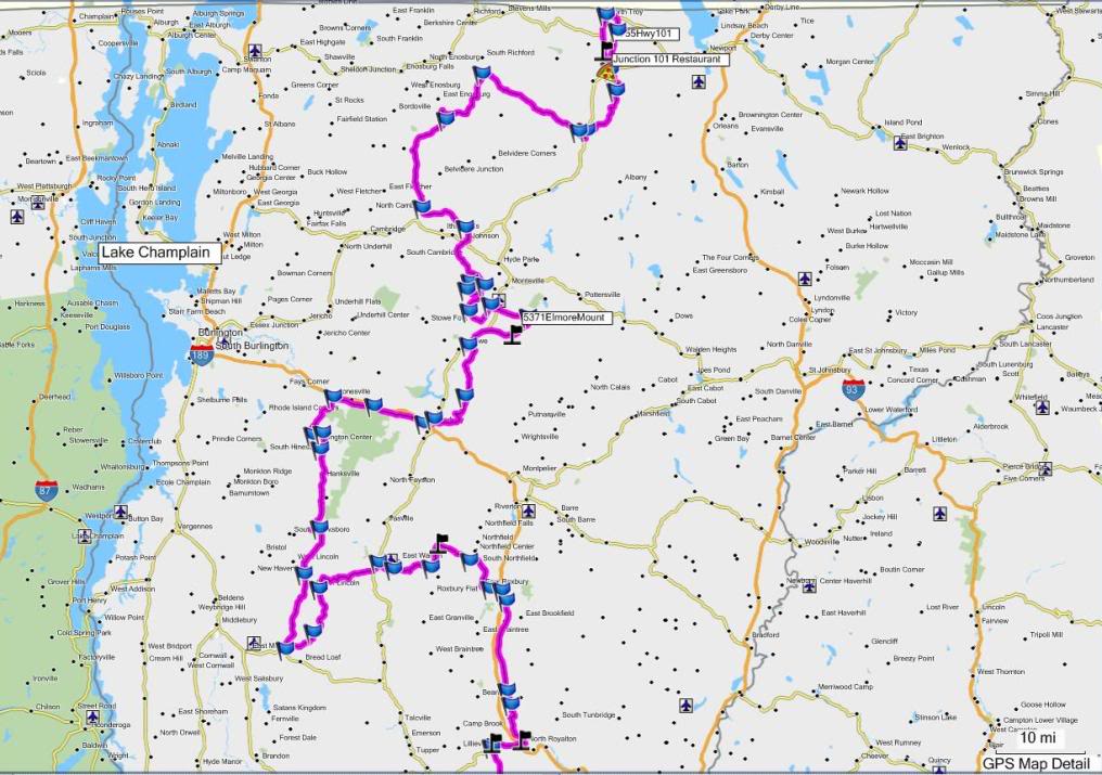 Puppy dog route VT Adventure Rider