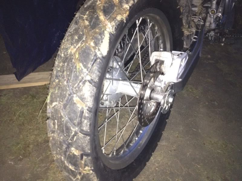 Yamaha XT250 and Kenda k761 tires Adventure Rider