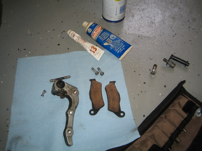 How To Rear Brake Caliper maintenance Adventure Rider