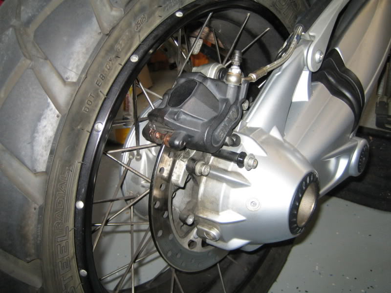 How To Rear Brake Caliper maintenance Adventure Rider