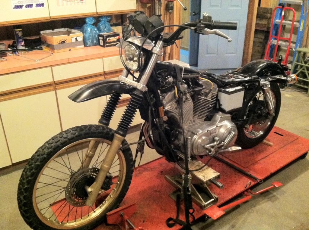Sportster Scrambler / Dual sport build Adventure Rider