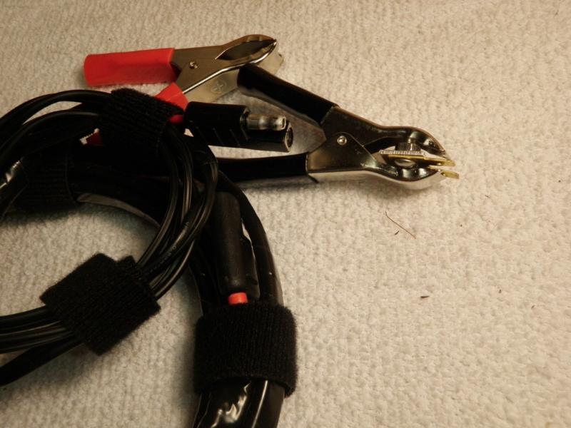 Homemade motorcycle jumper cables stepbystep walkthru Adventure Rider