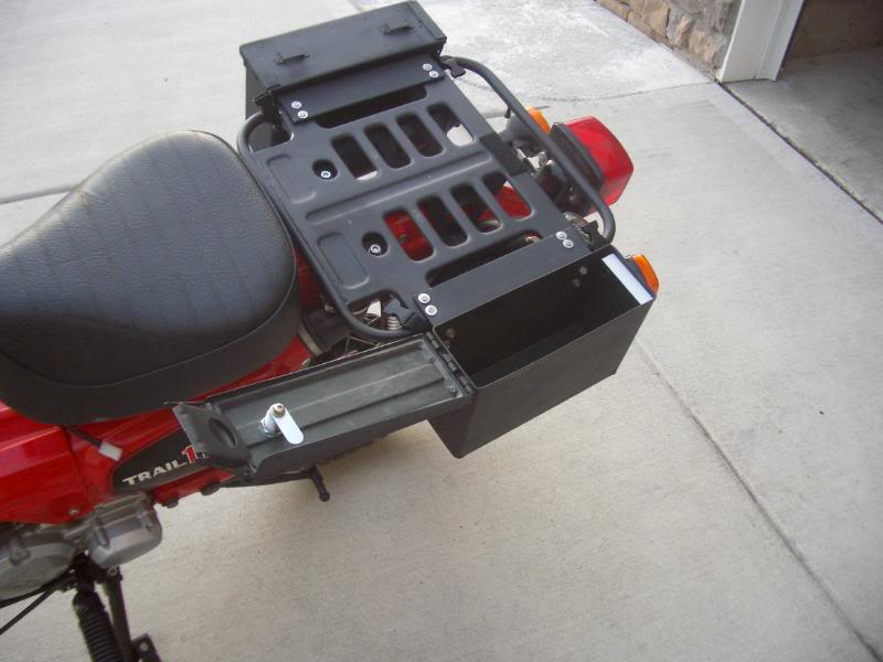 DIY add metal lockable panniers to your scooter step by step walk thru