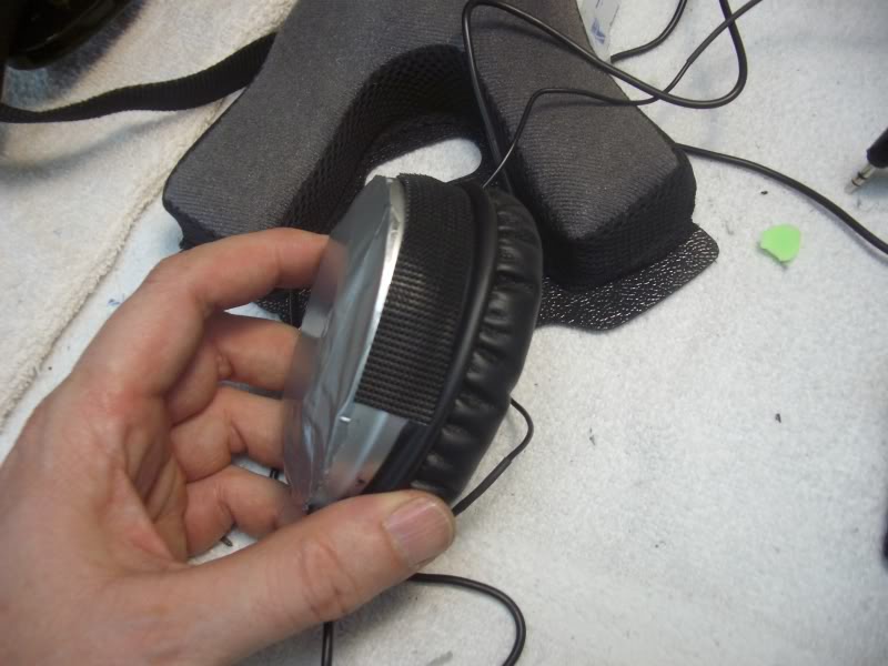 Noise cancellation headphones integrated into a helmet stepbystep