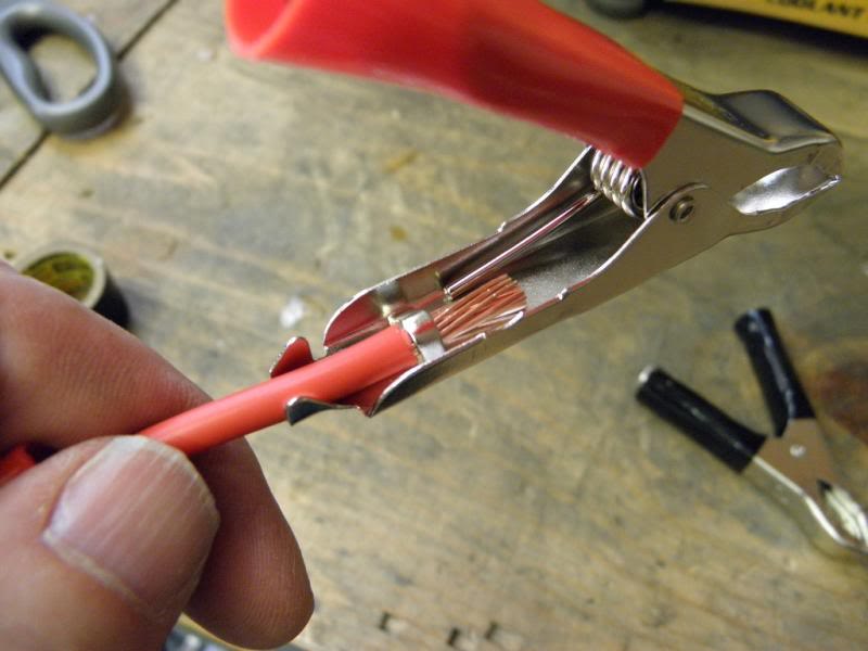 Homemade motorcycle jumper cables stepbystep walkthru Adventure Rider