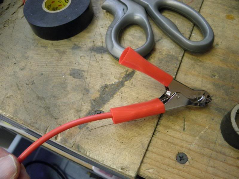 Homemade motorcycle jumper cables stepbystep walkthru Adventure Rider