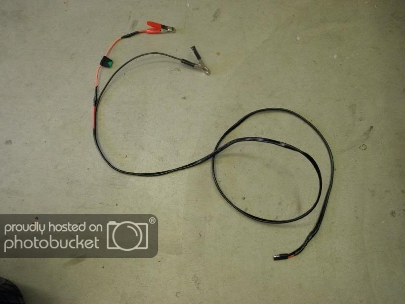 Homemade motorcycle jumper cables stepbystep walkthru Adventure Rider
