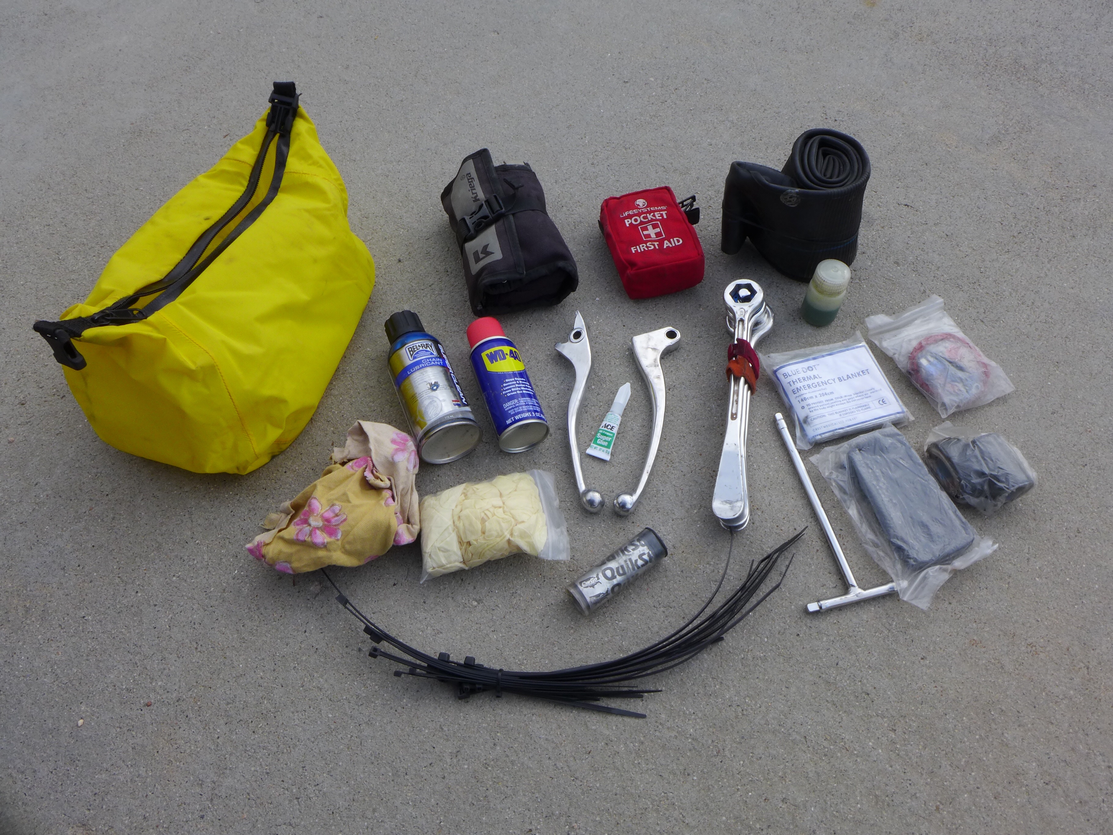 What do you carry on your toolkit for a rally stage? Adventure Rider