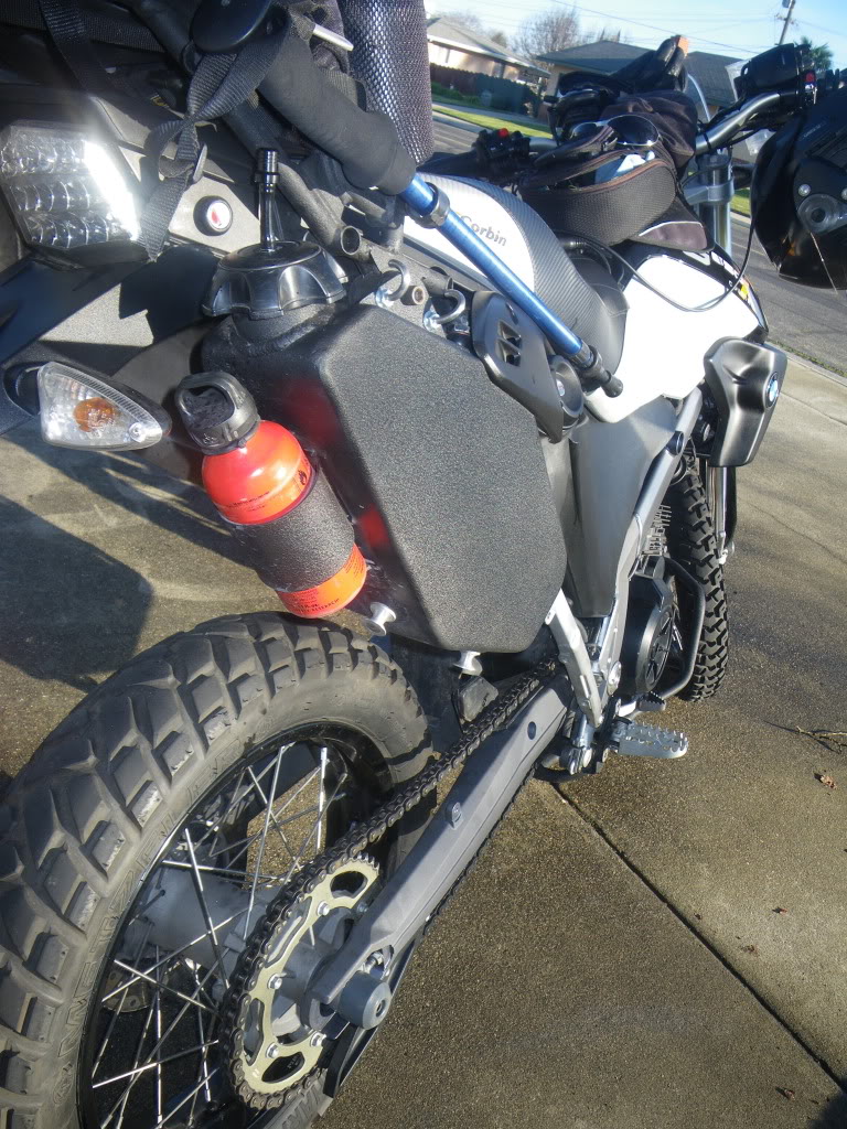 MSR fuel bottle holder Adventure Rider