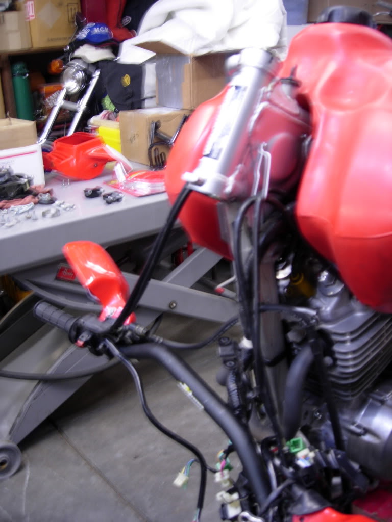 USD fork conversion XR650L Adventure Rider