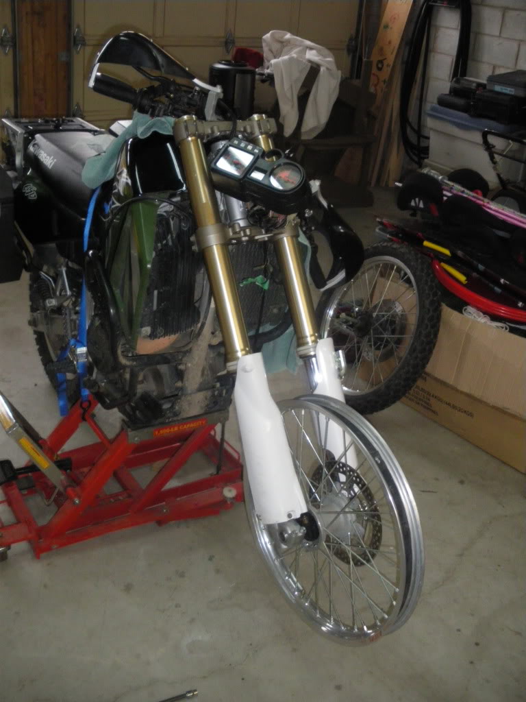 2003 KLR650 Fork Swap Adventure Rider