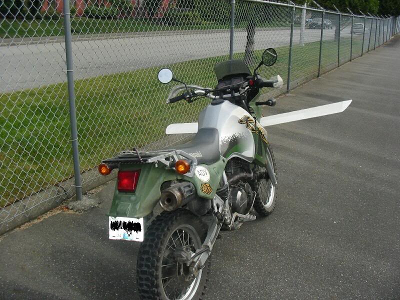 Help me Wheelie my KLR Adventure Rider