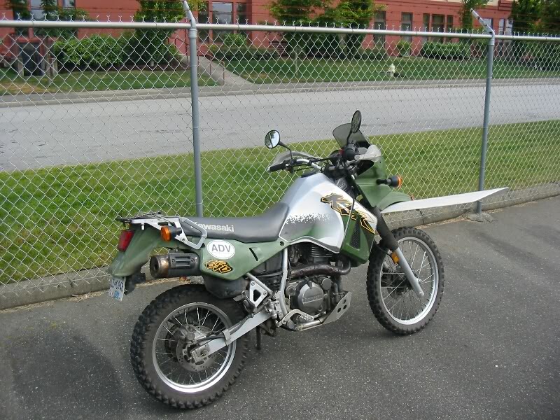 Help me Wheelie my KLR Adventure Rider