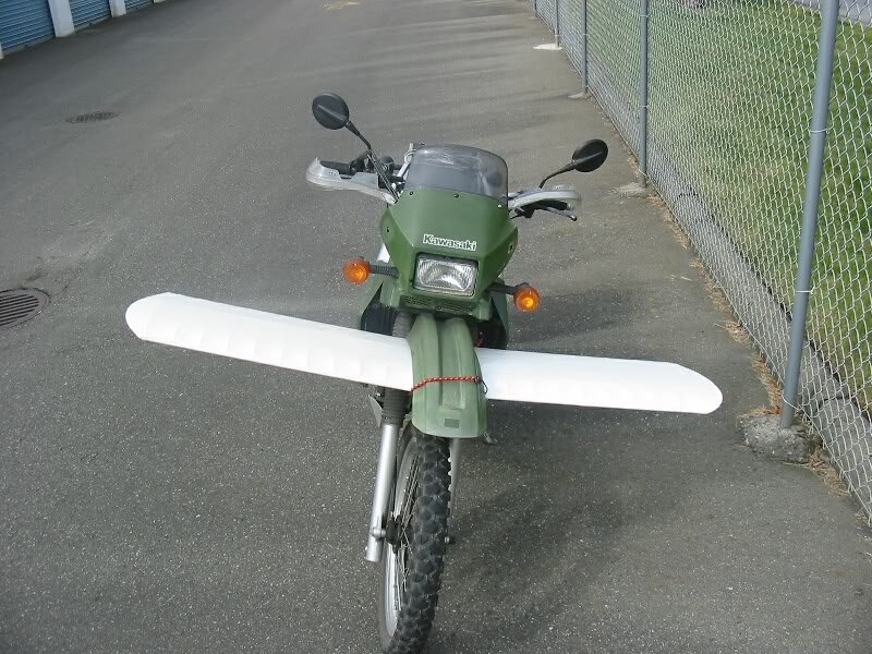 Help me Wheelie my KLR Adventure Rider