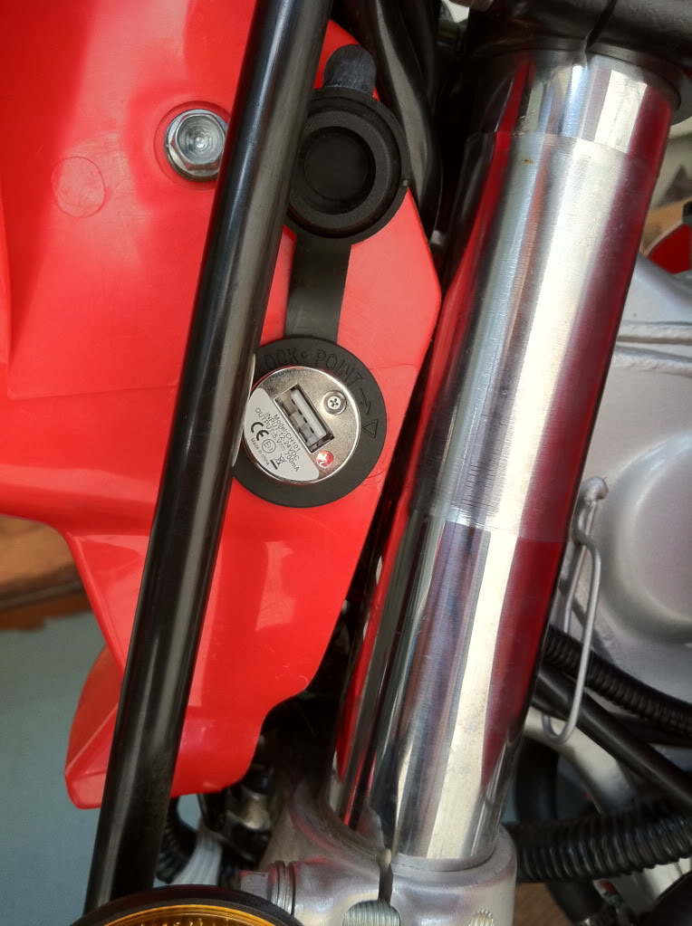 XR650L Oil cooler & Power Outlet Adventure Rider