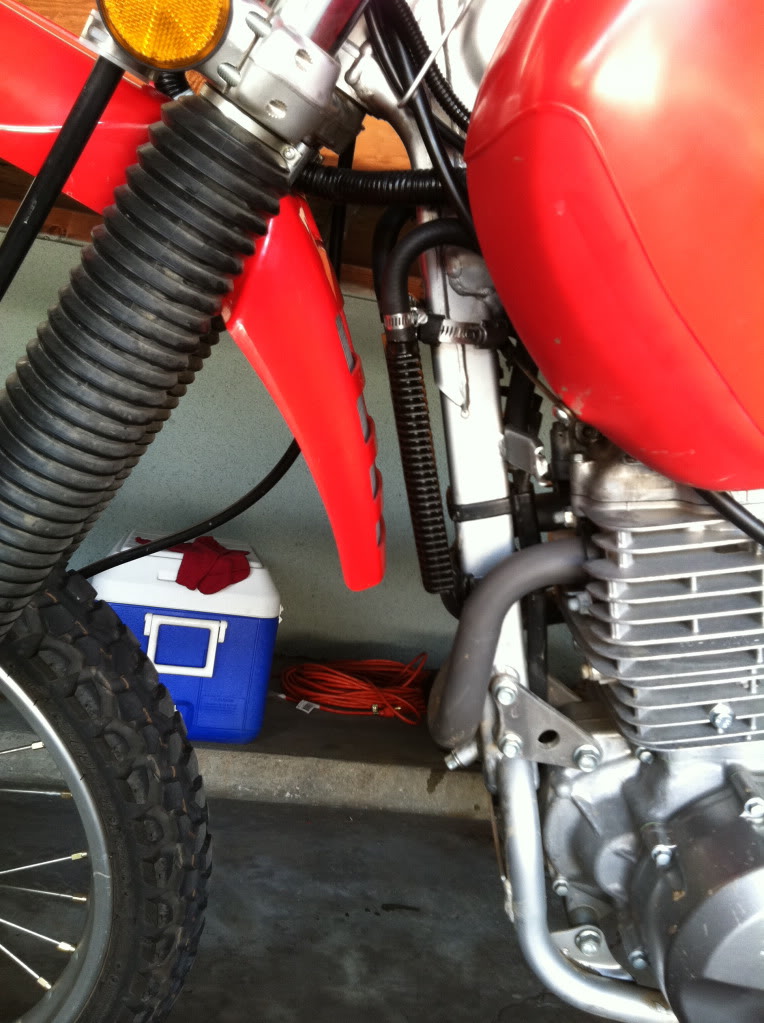 XR650L Oil cooler & Power Outlet Adventure Rider